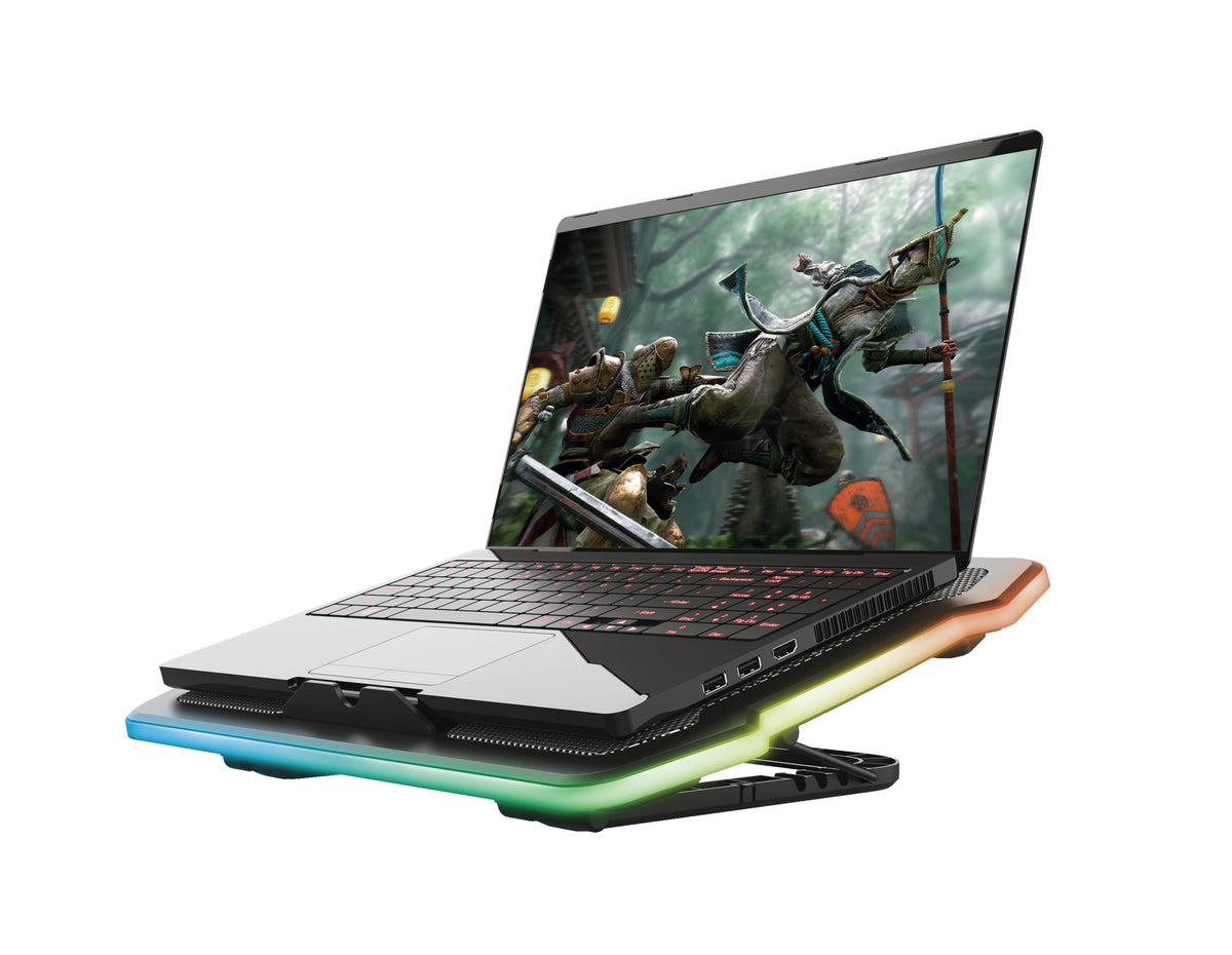 Trust GXT 1126 Aura Llaptop-Kühlpad 43,2 cm (17") 700 RPM Schwarz