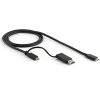 StarTech.com Universale Laptop Dockingstation, Hybrid USB-C & USB-A Dock, Dual 4K DP & HDMI, 100W PD, Mac / Windows / Chrome OS, 4x USB 5Gbps Hub, GbE
