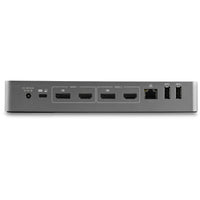 StarTech.com Universale Laptop Dockingstation, Hybrid USB-C & USB-A Dock, Dual 4K DP & HDMI, 100W PD, Mac / Windows / Chrome OS, 4x USB 5Gbps Hub, GbE