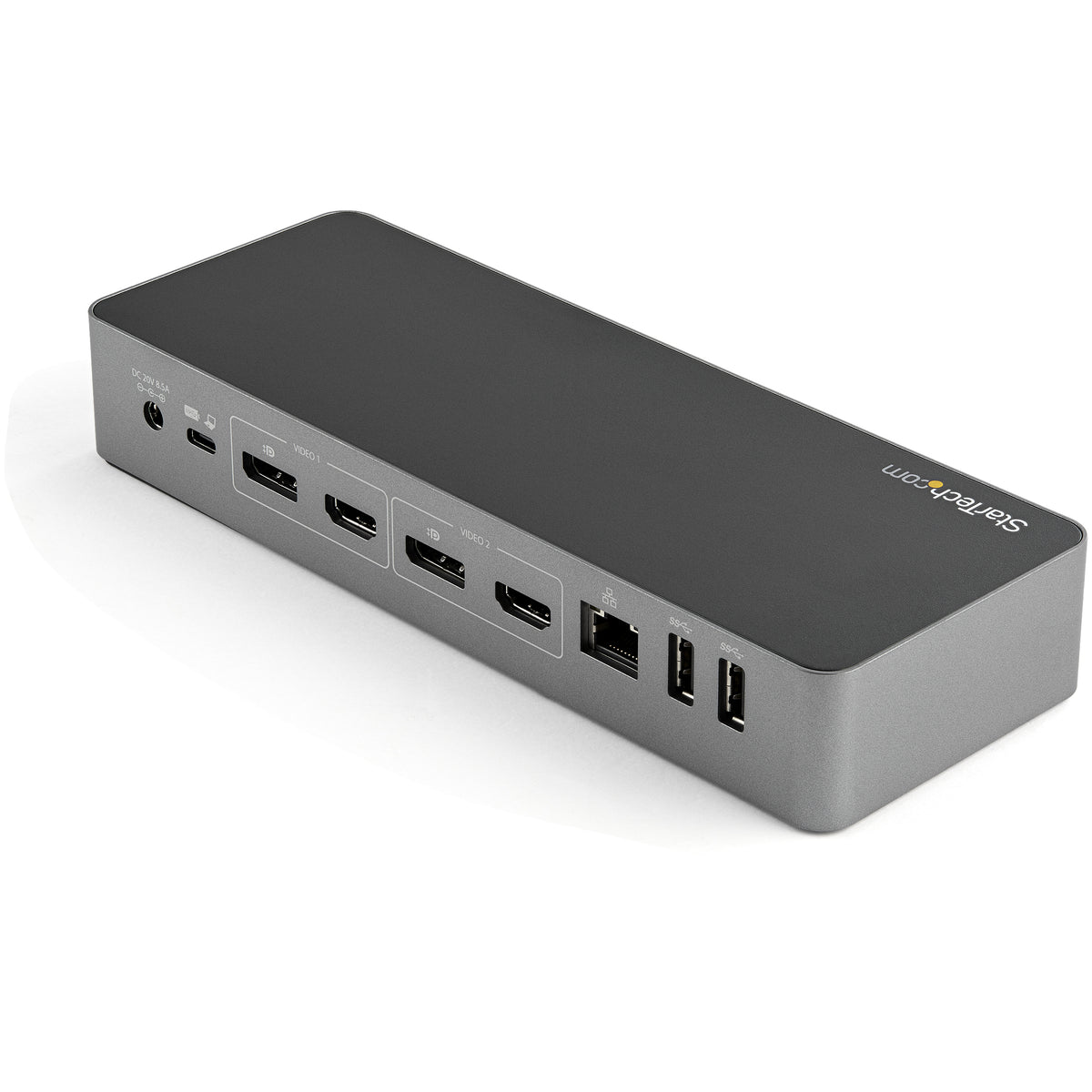 StarTech.com Universale Laptop Dockingstation, Hybrid USB-C & USB-A Dock, Dual 4K DP & HDMI, 100W PD, Mac / Windows / Chrome OS, 4x USB 5Gbps Hub, GbE