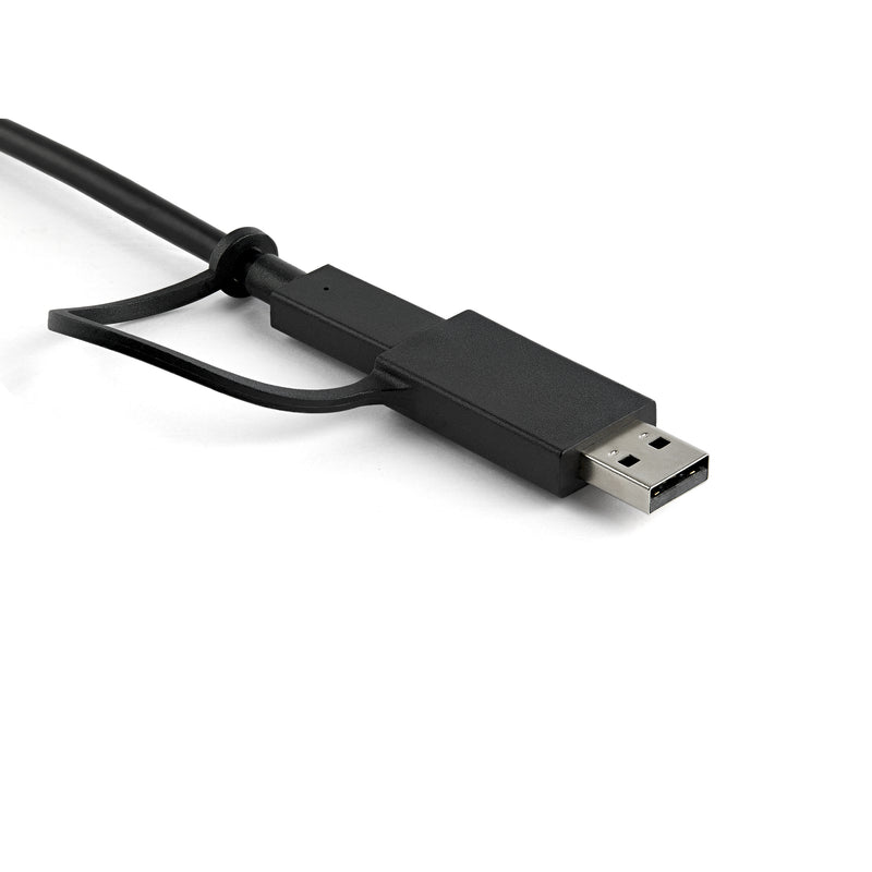 StarTech.com Universale Laptop Dockingstation, Hybrid USB-C & USB-A Dock, Dual 4K DP & HDMI, 100W PD, Mac / Windows / Chrome OS, 4x USB 5Gbps Hub, GbE