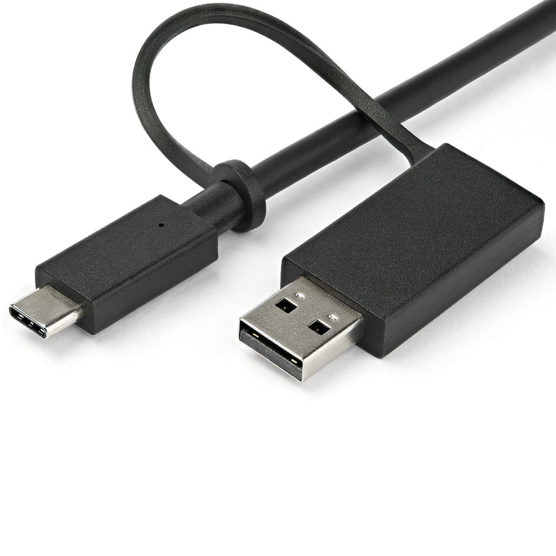 StarTech.com Universale Laptop Dockingstation, Hybrid USB-C & USB-A Dock, Dual 4K DP & HDMI, 60W PD, Mac / Windows / Chrome OS, 4x USB 5Gbps Hub, GbE