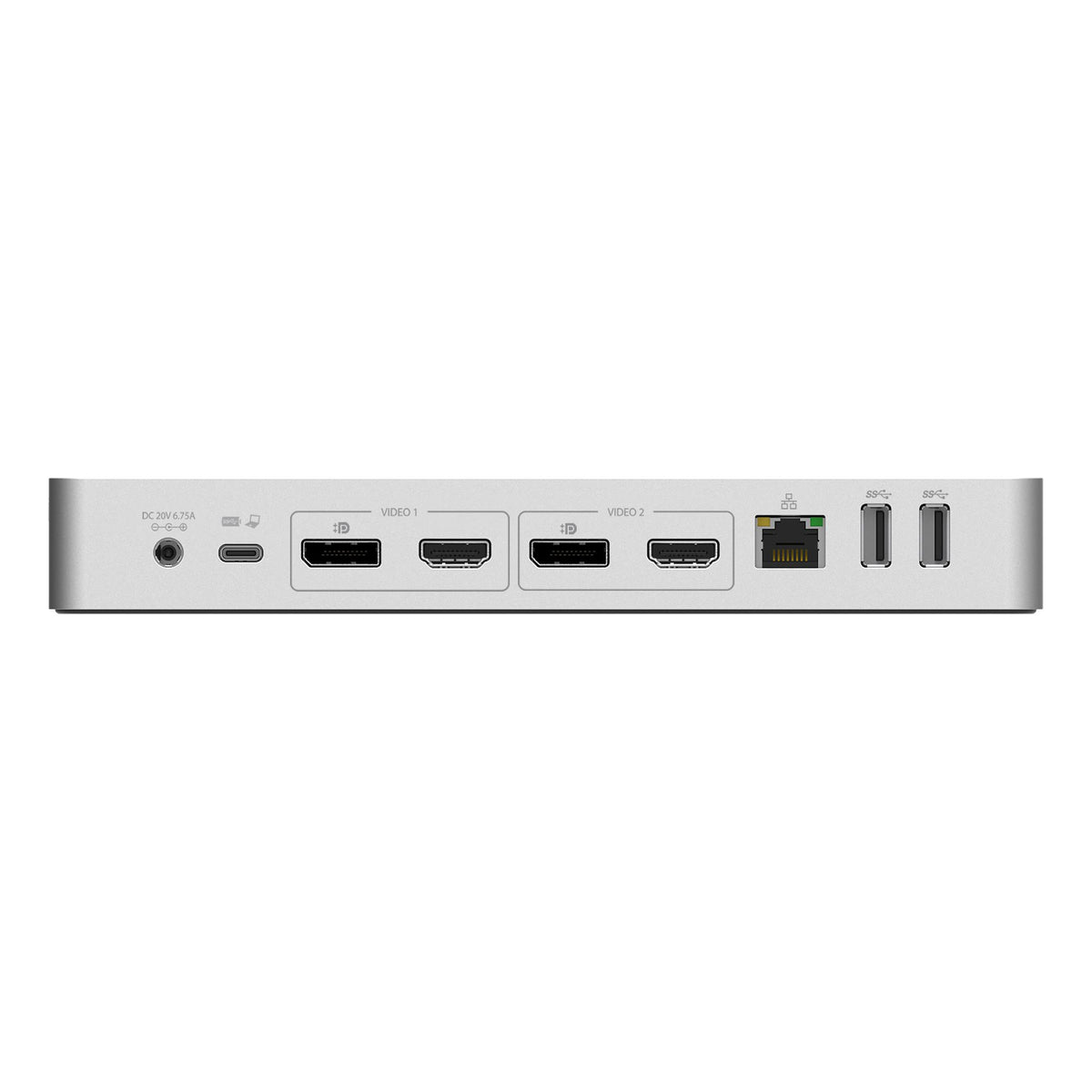 Docking station universale per laptop StarTech.com, dock ibrido USB-C e USB-A, doppio 4K DP e HDMI, 60W PD, Mac / Windows / Chrome OS, hub 4x USB 5Gbps, GbE