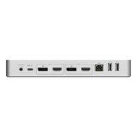 StarTech.com Universale Laptop Dockingstation, Hybrid USB-C & USB-A Dock, Dual 4K DP & HDMI, 60W PD, Mac / Windows / Chrome OS, 4x USB 5Gbps Hub, GbE