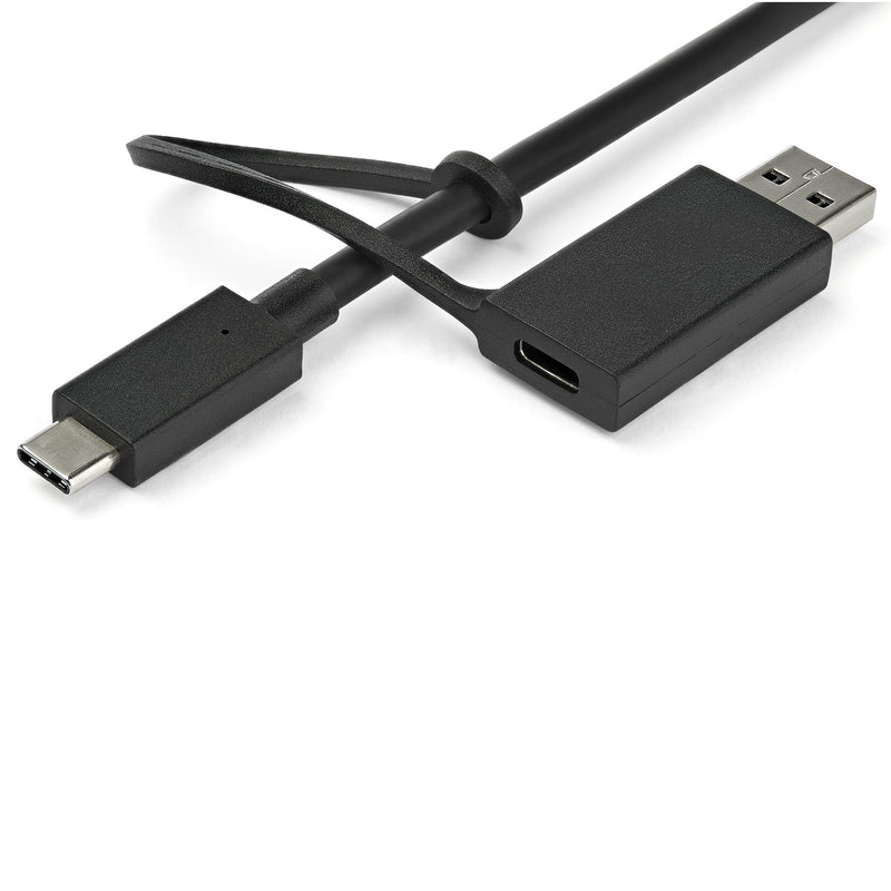 StarTech.com Universale Laptop Dockingstation, Hybrid USB-C & USB-A Dock, Dual 4K DP & HDMI, 60W PD, Mac / Windows / Chrome OS, 4x USB 5Gbps Hub, GbE