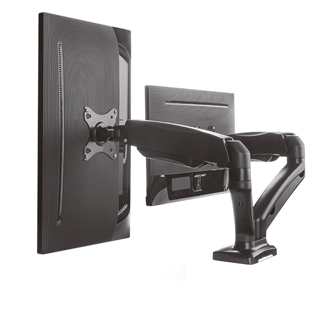 ICY BOX IB-MS304-T, Monitorständer mit Tischhalterung für zwei Monitore bis zu 32’’ (81 cm)