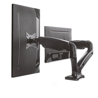 ICY BOX IB-MS304-T, Monitorständer mit Tischhalterung für zwei Monitore bis zu 32’’ (81 cm)
