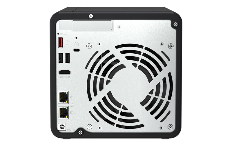QNAP TS-464 NAS Tower Intel® Celeron® N5095 8 GB DDR4 0 TB QNAP QTS Schwarz
