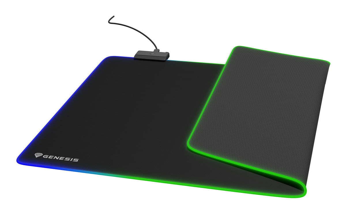 GENESIS Boron 500 XXL RGB Gaming-Mauspad Schwarz