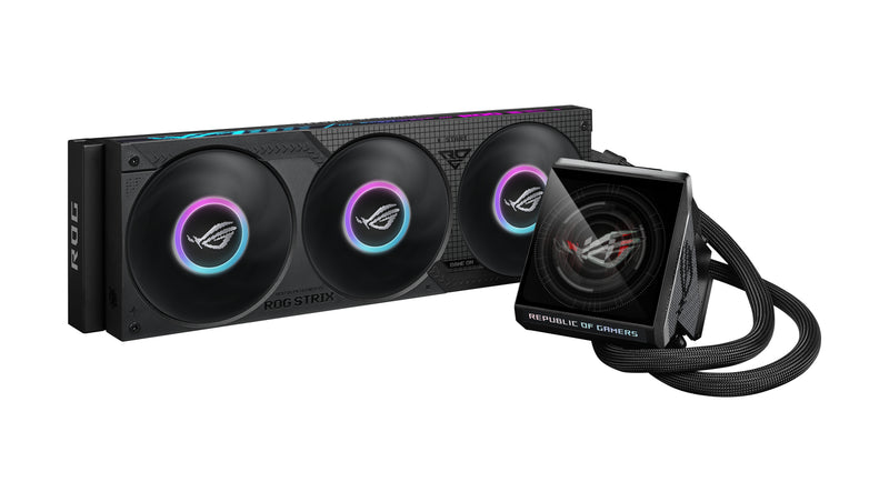 ASUS ROG STRIX LC IV 360 ARGB LCD AiO-Wasserkühlung - 360mm, schwarz – Ansicht 4