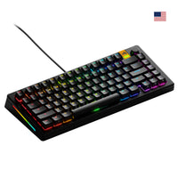 Glorious Gaming GMMK 3 HE 75% Prebuilt Tastatur USB QWERTY US Englisch Schwarz