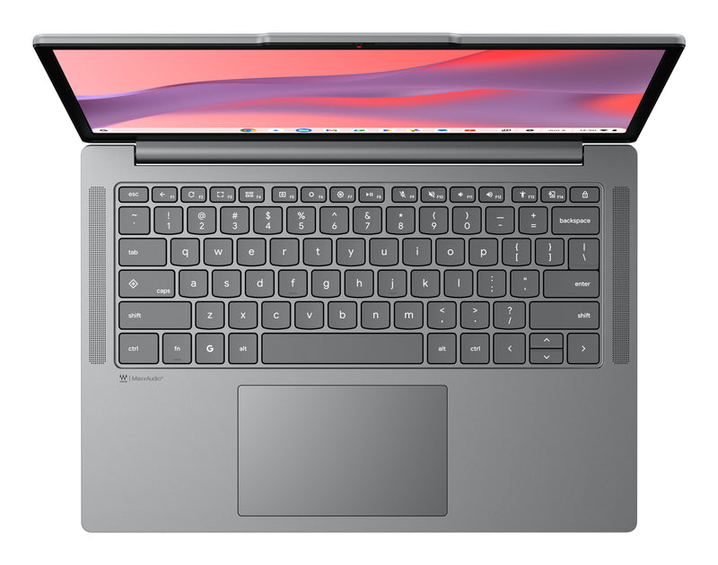 Lenovo Chrome 14M8911 MediaTek Kompanio 540 Chromebook 35,6 cm (14") Touchscreen WUXGA 8 GB LPDDR5x-SDRAM 128 GB UFS Wi-Fi 7 (802.11be) ChromeOS Deutsch Grau