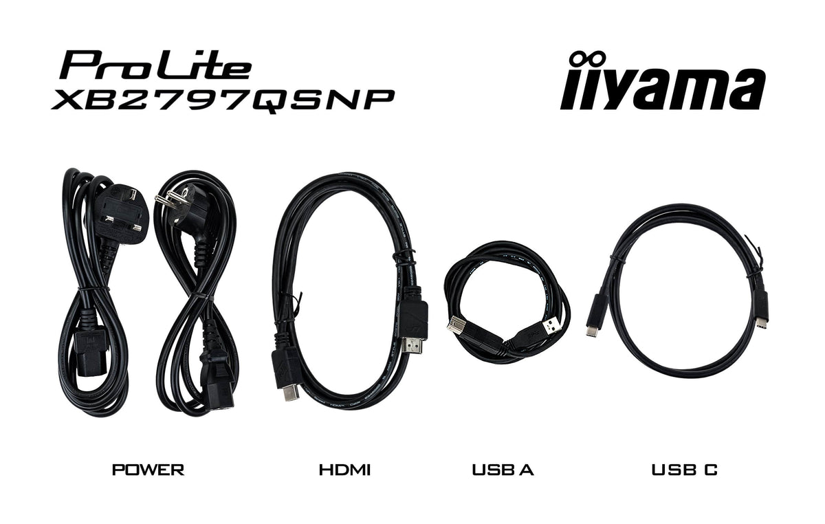 iiyama ProLite XB2797QSNP-B1 Computerbildschirm 68,6 cm (27") 2560 x 1440 Pixel Quad HD LCD Schwarz
