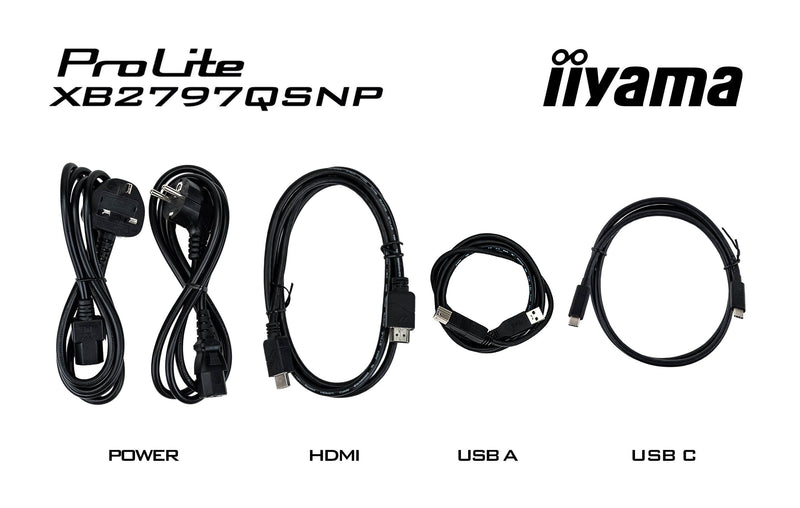 iiyama ProLite XB2797QSNP-B1 Computerbildschirm 68,6 cm (27") 2560 x 1440 Pixel Quad HD LCD Schwarz