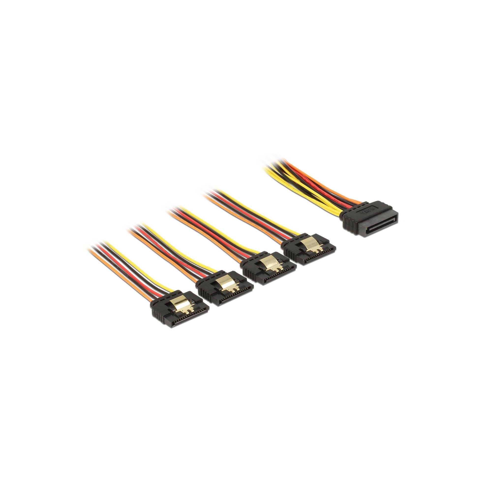 Delock SATA Stromadapter 4x SATA, gerade