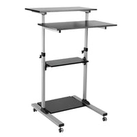 LogiLink BP0070 Computertisch Schwarz, Grau