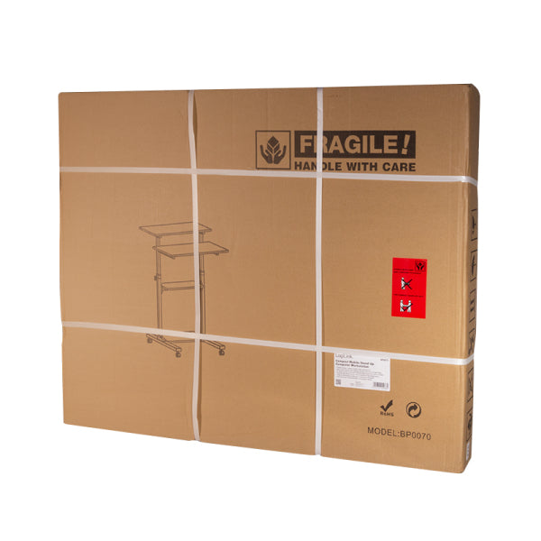 LogiLink BP0070 Computertisch Schwarz, Grau