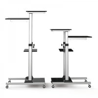 LogiLink BP0070 Computertisch Schwarz, Grau