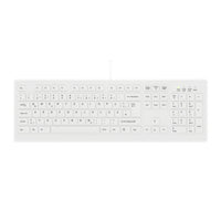 Contour Design Active Key AK-C8100F Tastatur USB QWERTZ CHE Weiß