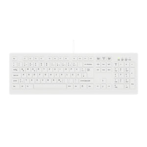 Contour Design Active Key AK-C8100 Tastatur Medizinisch USB QWERTZ Schweiz Weiß