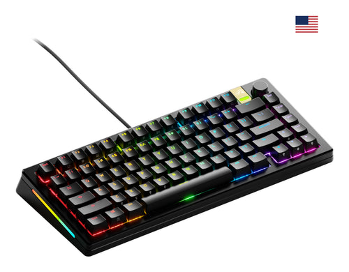 Glorious Gaming GMMK 3 PRO HE 75% Prebuilt Tastatur USB QWERTY US Englisch Schwarz