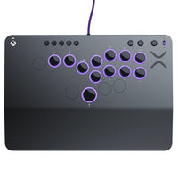 Turtle Beach Victrix Pro KO Leverless Fight Stick Controller Grau - offiziell von Capcom und PlayStation lizenziert für Xbox und PC, für Esports-Gaming