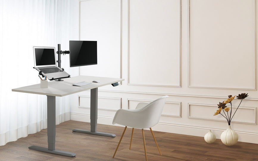 Equip 13”–32” Notebookablage- und Monitor/LCD-Tischhalterung