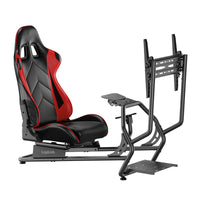 LogiLink EO0065 Videospiel-Stuhl Universal-Gamingstuhl Schalensitz Schwarz, Rot