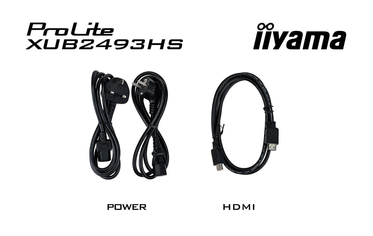 iiyama ProLite XUB2493HS-B6 Computerbildschirm 60,5 cm (23.8") 1920 x 1080 Pixel Full HD LED Schwarz