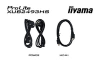 iiyama ProLite XUB2493HS-B6 Computerbildschirm 60,5 cm (23.8") 1920 x 1080 Pixel Full HD LED Schwarz