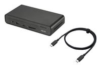 ASUS Triple Display USB-C Dock Duo DC301 Kabelgebunden Schwarz