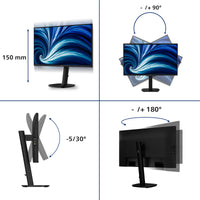 Philips 27IN 16:9 IPS 120HZ 1920X1080 H AS 150MM HDMI X 1X 1.4 DP X 1X Computerbildschirm 68,6 cm (27") 1920 x 1080 Pixel