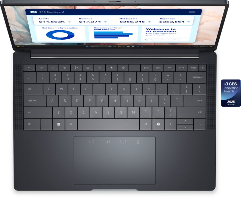 DELL Pro 14 Premium PA14250 Copilot+ PC Intel Core Ultra 5 236V Laptop 35,6 cm (14") Full HD+ 16 GB LPDDR5x-SDRAM 512 GB SSD Wi-Fi 7 (802.11be) Windows 11 Pro Deutsch Grau