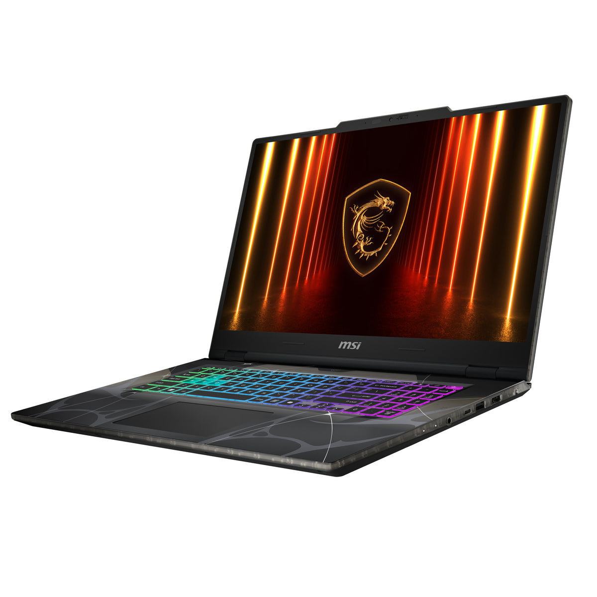 MSI Cyborg 17 B2RWFKG-056 Intel Core 7 240H Laptop 43,9 cm (17.3") Full HD 16 GB DDR5-SDRAM 512 GB SSD NVIDIA GeForce RTX 5060 Wi-Fi 6E (802.11ax) Windows 11 Home Schwarz