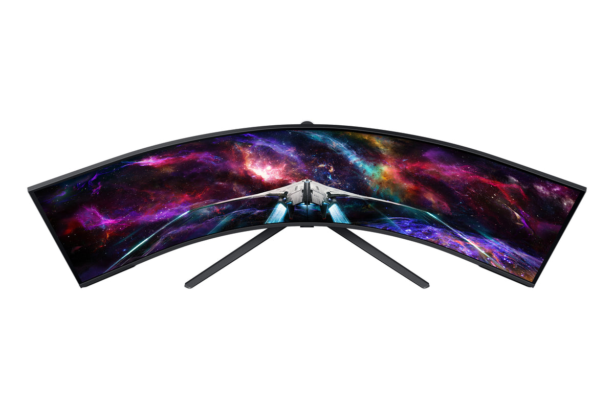 Samsung G95NC Computerbildschirm 144,8 cm (57") 7680 x 2160 Pixel Dual UHD QLED Weiß