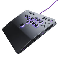 Turtle Beach Victrix Pro KO Leverless Fight Stick Controller Grau - offiziell von Capcom und PlayStation lizenziert für Xbox und PC, für Esports-Gaming