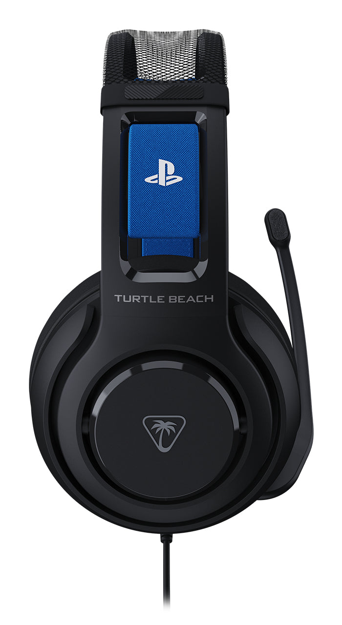 Turtle Beach Atlas 200 Wired Gaming Headset für PS5 und PS4 - offiziell lizenziert für PlayStation, Schwarz