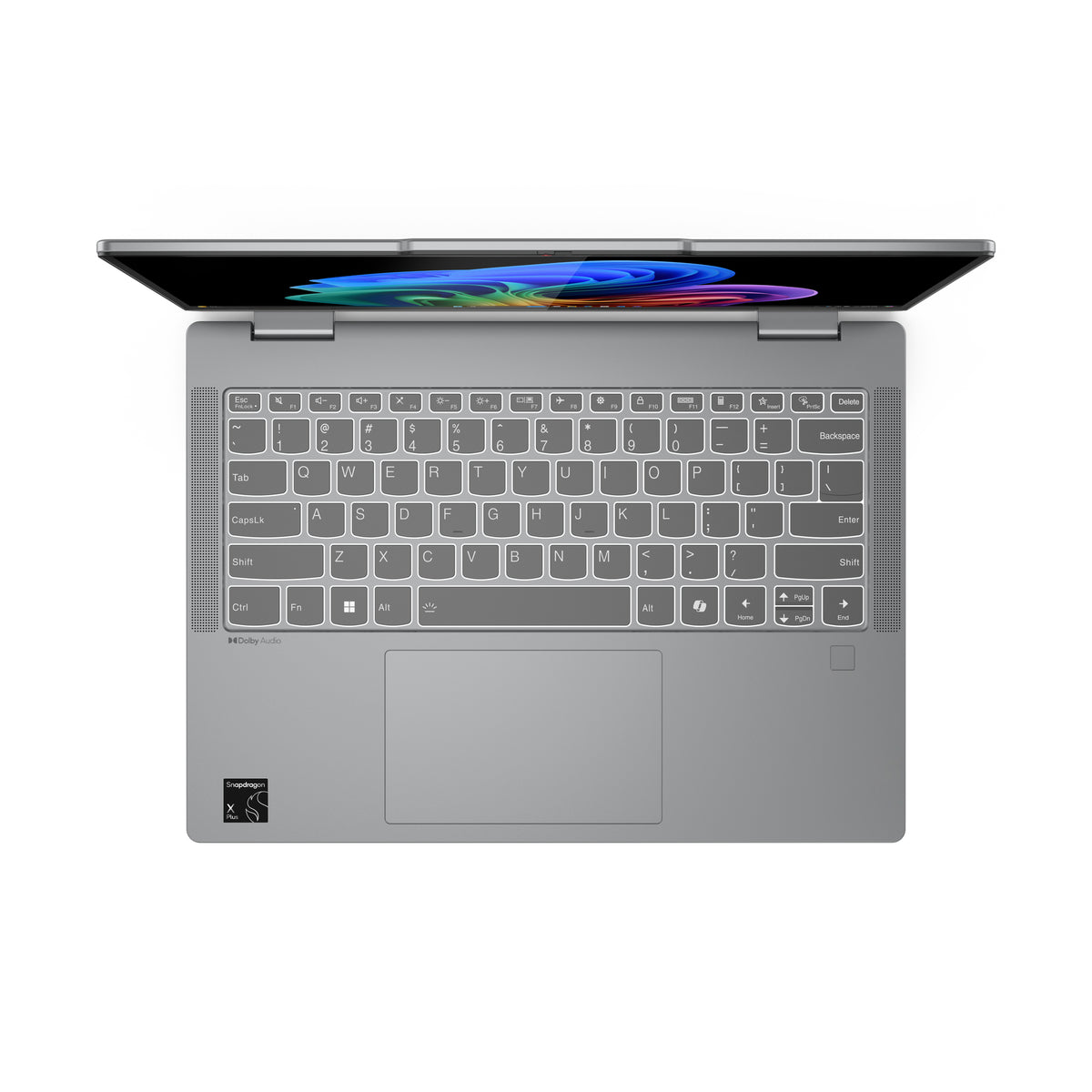 Lenovo IdeaPad 5 2-in-1 14Q8X9 Copilot+ PC Snapdragon X1P-42-100 Hybrid (2-in-1) 35,6 cm (14") Touchscreen WUXGA 24 GB LPDDR5x-SDRAM 1 TB SSD Wi-Fi 7 (802.11be) Windows 11 Home Grau Deutsch
