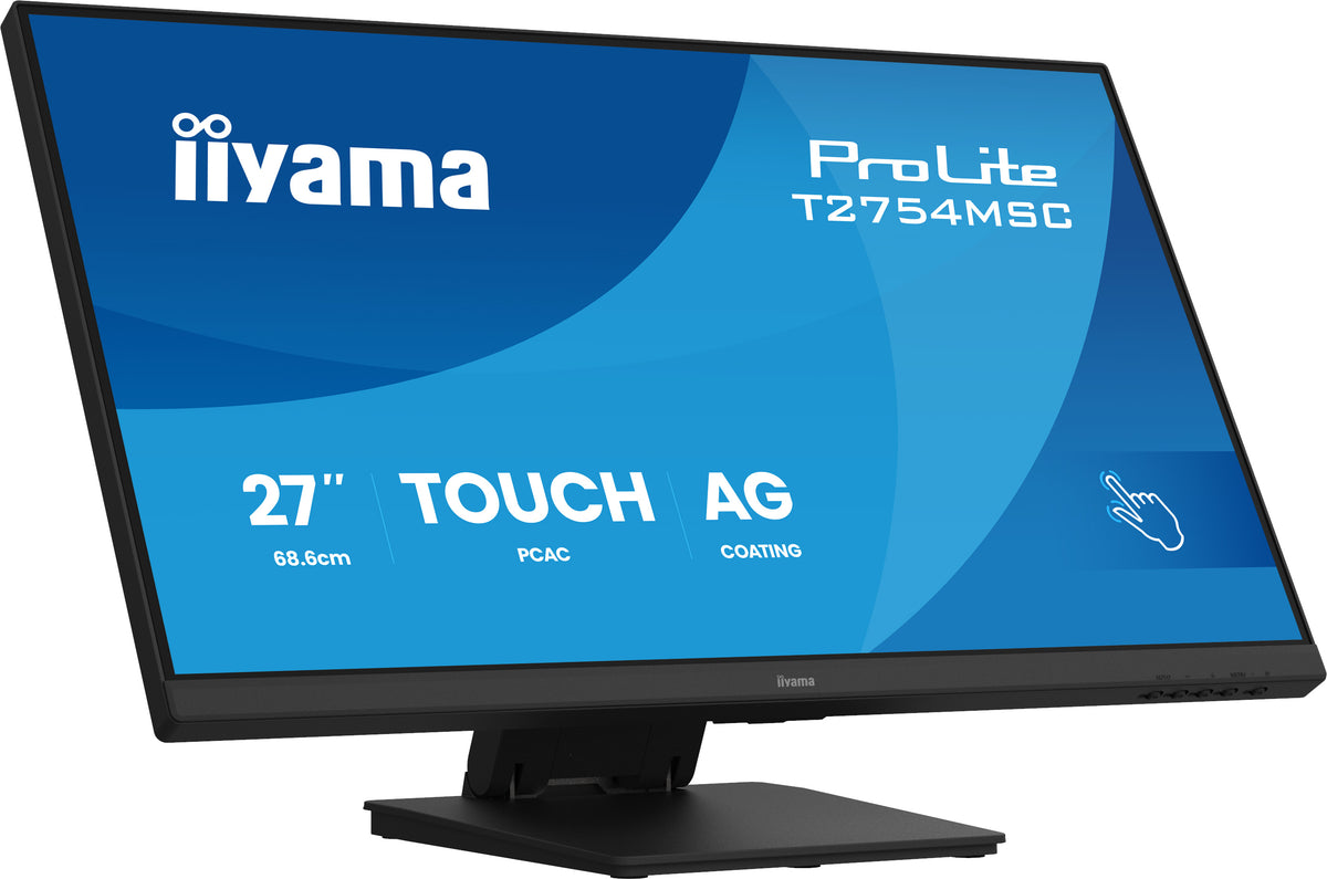 iiyama ProLite T2754MSC-B2AG Computerbildschirm 68,6 cm (27") 1920 x 1080 Pixel Full HD LED Touchscreen Multi-Nutzer Schwarz