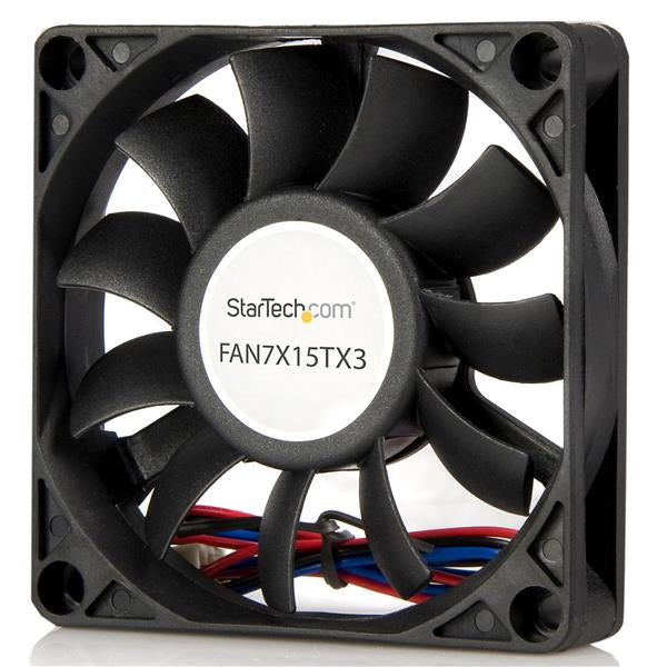 StarTech.com 70mm Gehäuselüfter - Lüfter für PC Gehäuse mit 3-pin Molex Stecker