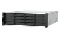 QNAP ES1686dc R2 NAS Rack (3U) Intel® Xeon® D D-2123IT 32 GB DDR4 0 TB QNAP QES Schwarz, Grau