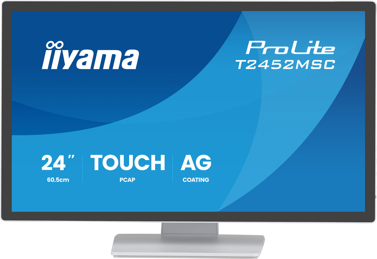 iiyama T2452MSC-W2AG Computerbildschirm 61 cm (24") 1920 x 1080 Pixel Full HD LED Touchscreen Weiß