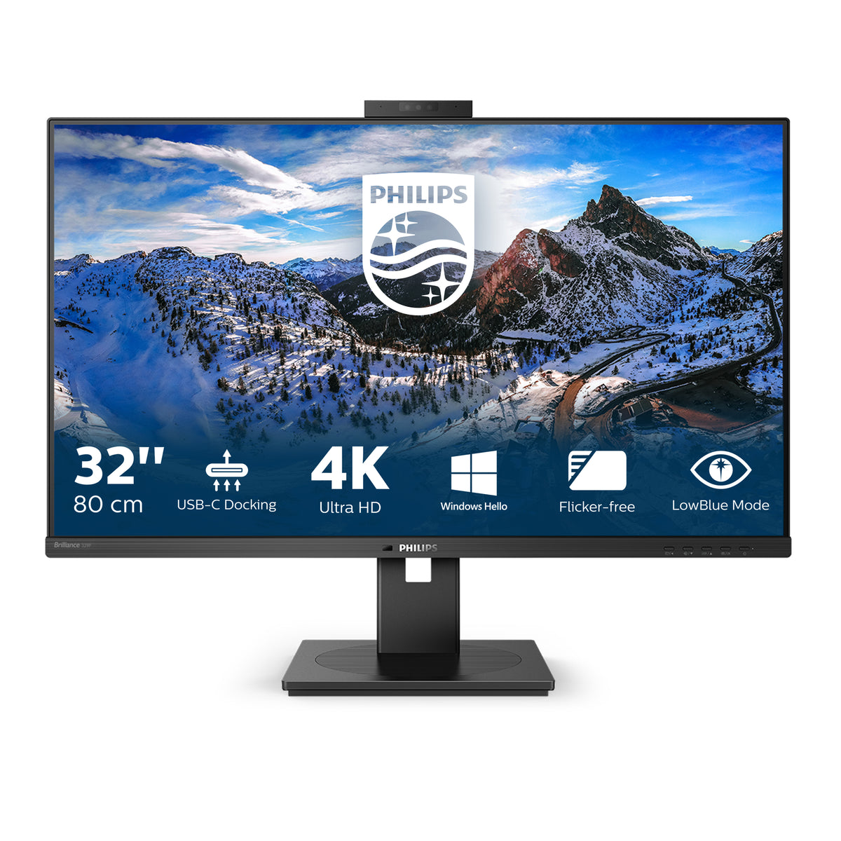 Philips P Line 329P1H/00 Computerbildschirm 80 cm (31.5") 3840 x 2160 Pixel 4K Ultra HD LED Schwarz