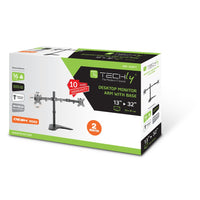 Techly ICA-LCD 2524 Flachbildschirm-Tischhalterung 81,3 cm (32") Tisch/Bank Schwarz