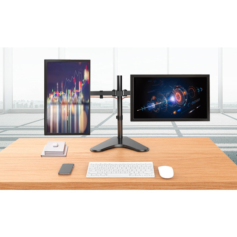 Techly ICA-LCD 2524 Flachbildschirm-Tischhalterung 81,3 cm (32") Tisch/Bank Schwarz