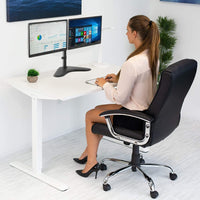Techly ICA-LCD 2524 Flachbildschirm-Tischhalterung 81,3 cm (32") Tisch/Bank Schwarz