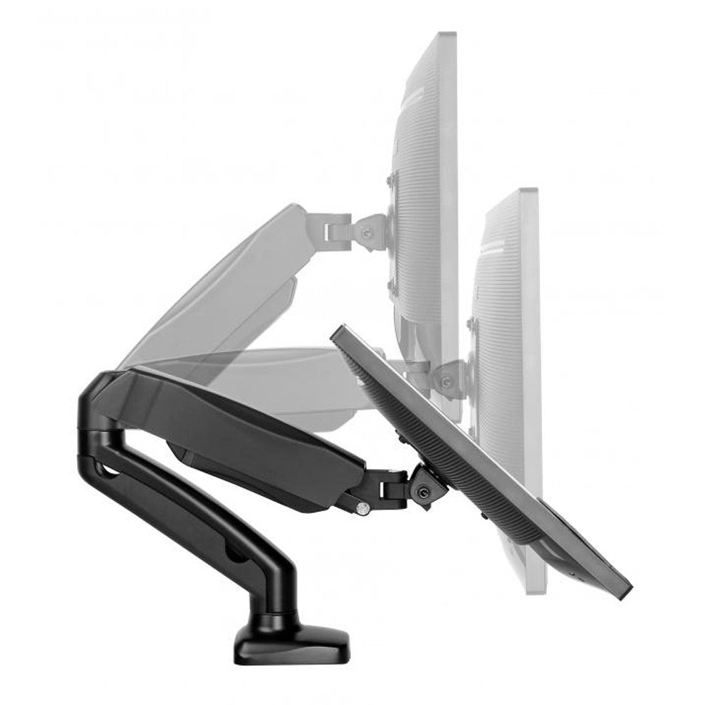 Techly ICA-LCD 514 Flachbildschirm-Tischhalterung 68,6 cm (27") Tisch/Bank Schwarz