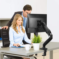Techly ICA-LCD 514 Flachbildschirm-Tischhalterung 68,6 cm (27") Tisch/Bank Schwarz