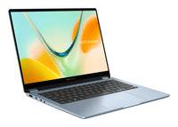 ASUS Vivobook S14 Flip TP5408QA-U2114W Copilot+ PC Snapdragon X1-26-100 Hybrid (2-in-1) 35,6 cm (14") Touchscreen WUXGA 16 GB LPDDR5x-SDRAM 512 GB SSD Wi-Fi 6E (802.11ax) Windows 11 Home Blau