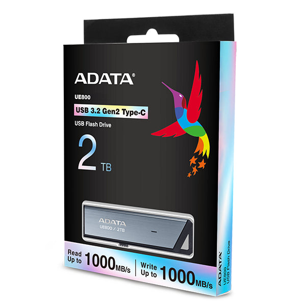 ADATA AELI-UE800-2T-CSG USB-Stick 2 TB USB Typ-C 3.2 Gen 2 (3.1 Gen 2) Silber